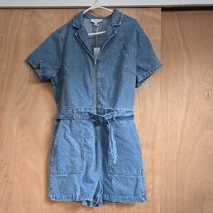 Gilli Blue Denim Jumpsuit with Belt